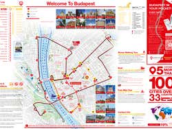 Ruta autobús turístico City Sightseeing Budapest