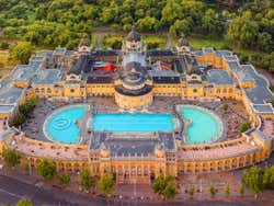 Balneario Szechenyi desde las alturas